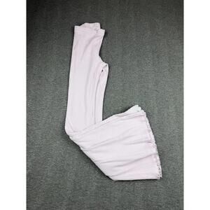Aerie Women's Light Pink Ribbed Flare Pants Size XS